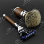 Shaving Set with Holder of Razors and Brush